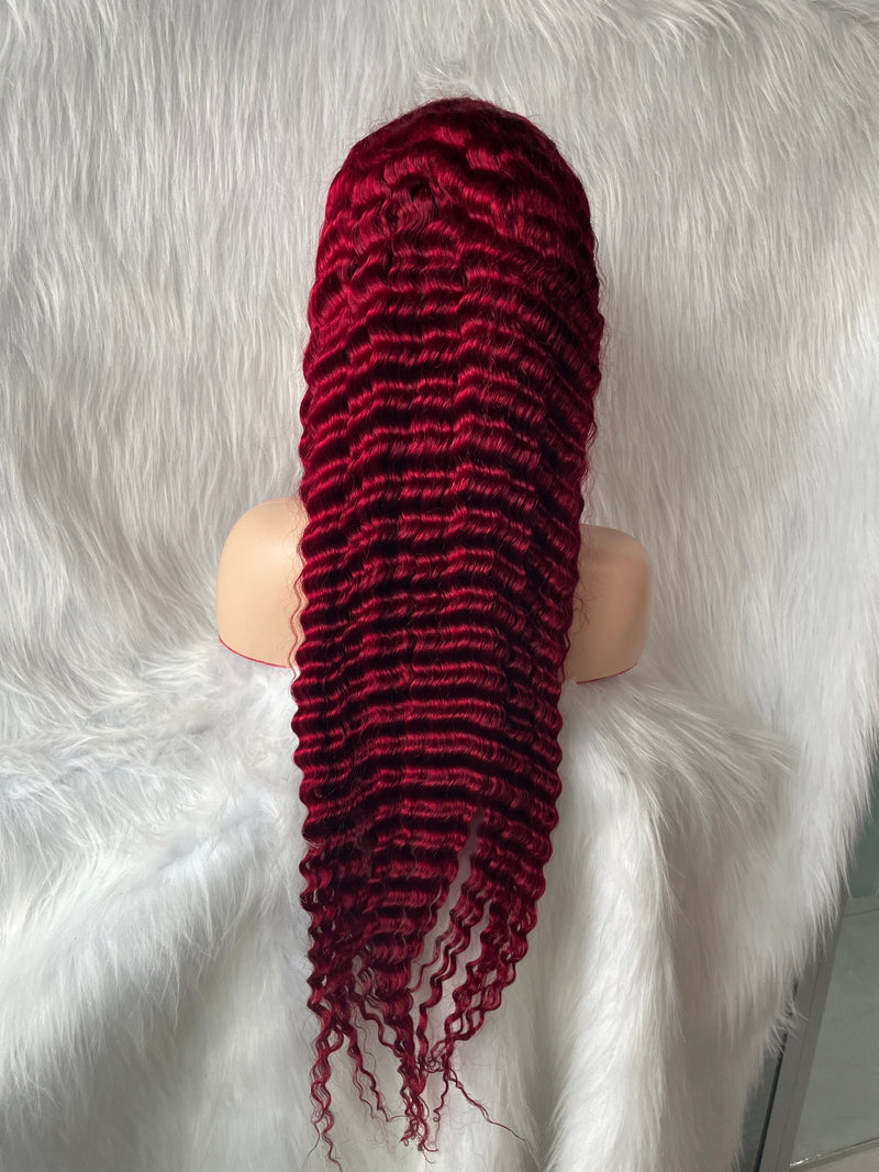 13*4 full frontal wig 200% density
