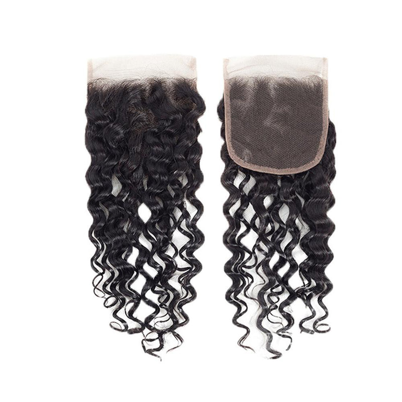 Wolf king water wave 5*5 HD transparent lace closure